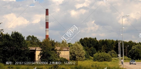 城市郊區(qū)的工業(yè)景觀