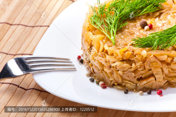 燜白菜