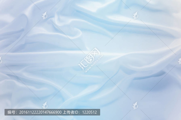 精致的藍(lán)色綢緞絲特寫(xiě)