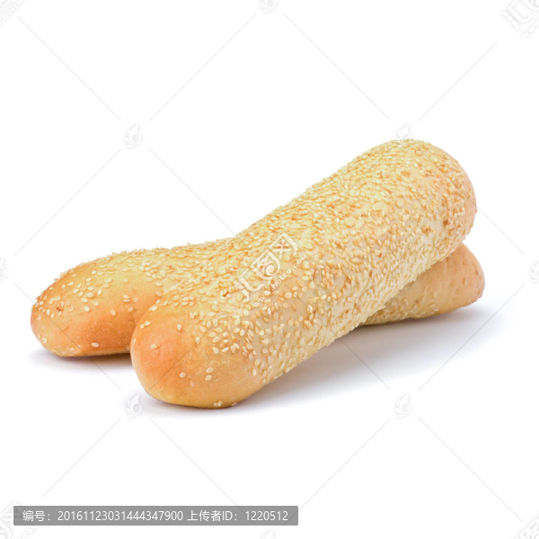 健康的糧食長法棍面包