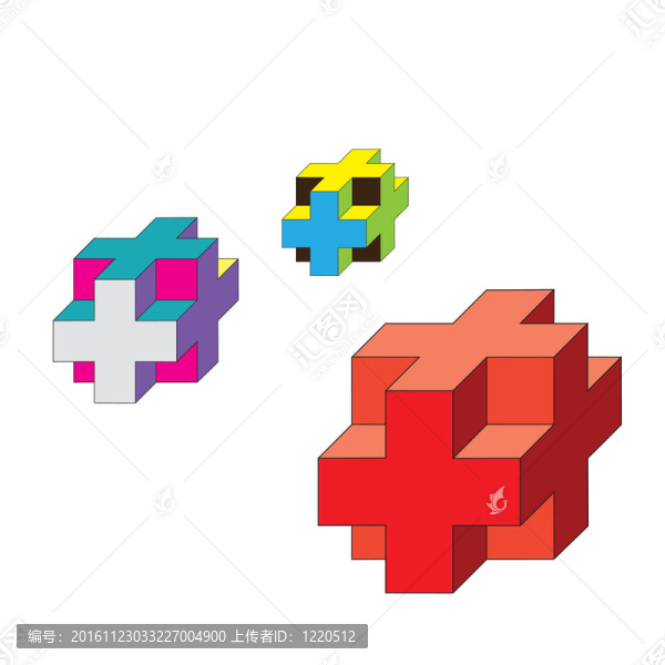 抽象立方體圖