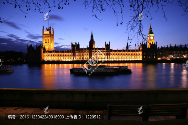 西敏寺的黃昏