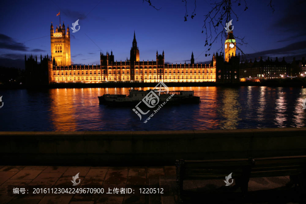 西敏寺的黃昏