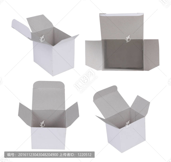 白色的紙板箱