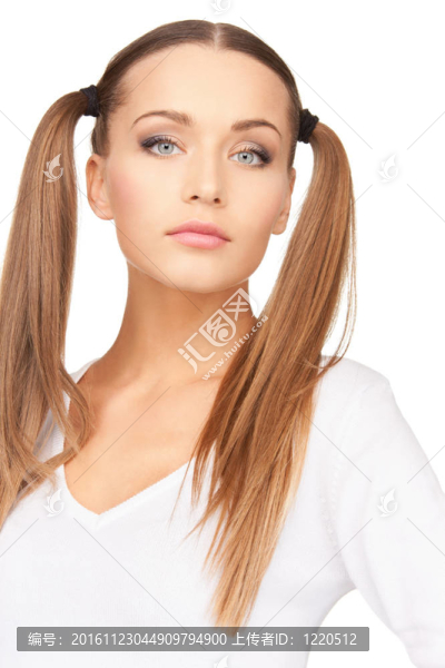 平靜而友好的女人
