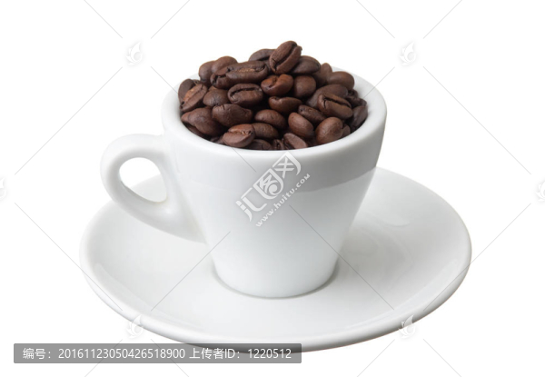 杯子里的咖啡豆