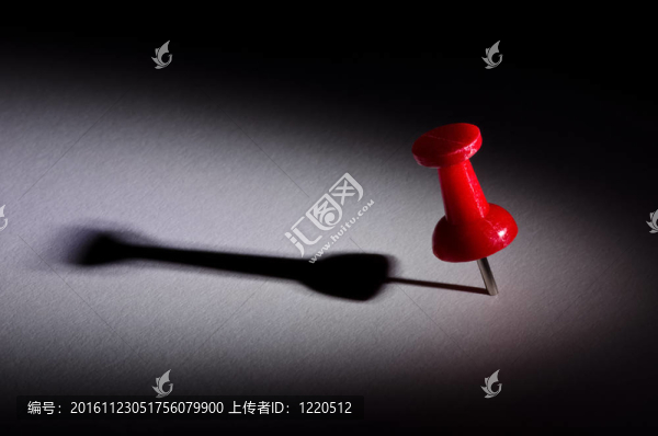 紅色圖釘