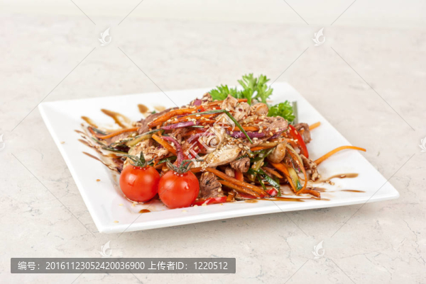 美味的開胃菜肉