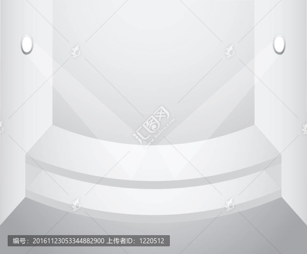 三維隔離的空房間