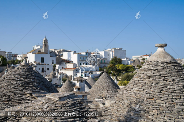 特魯利。阿爾貝羅貝洛。Apulia。