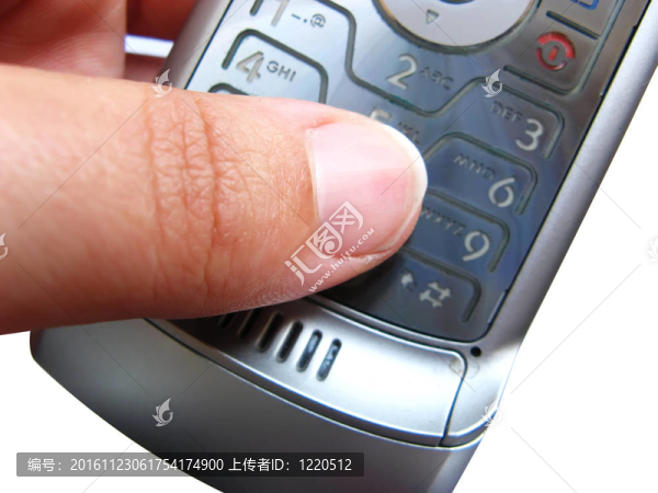 Finger用移動電話打電話
