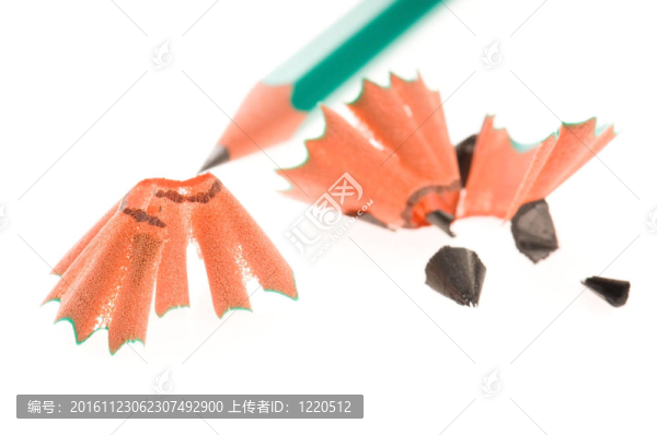 鉛筆在白