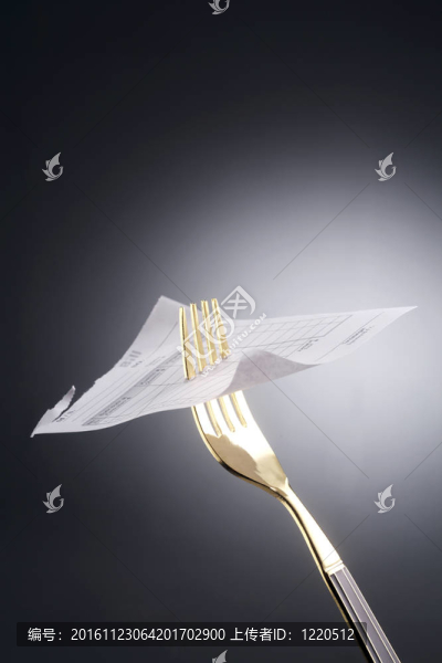 帶收據(jù)的股票圖片