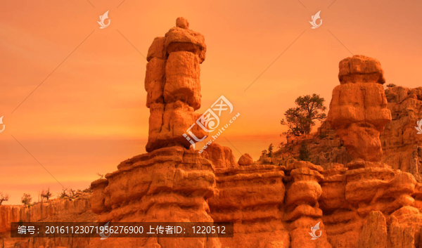 在傍晚的太陽(yáng)光hodoos