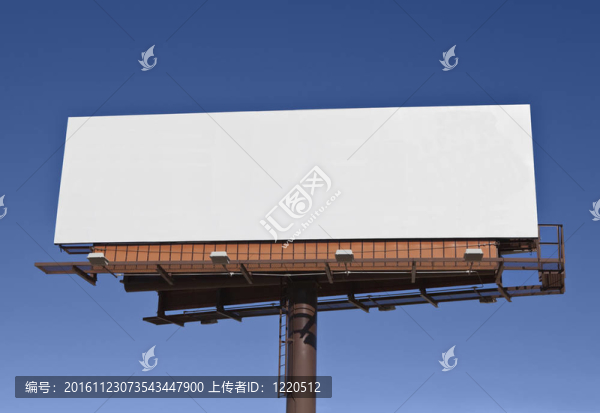 大的空白廣告牌