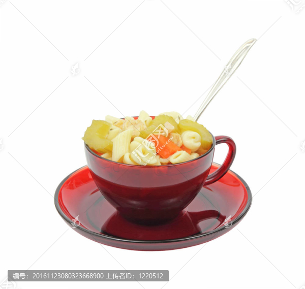 雞肉蔬菜義大利面湯