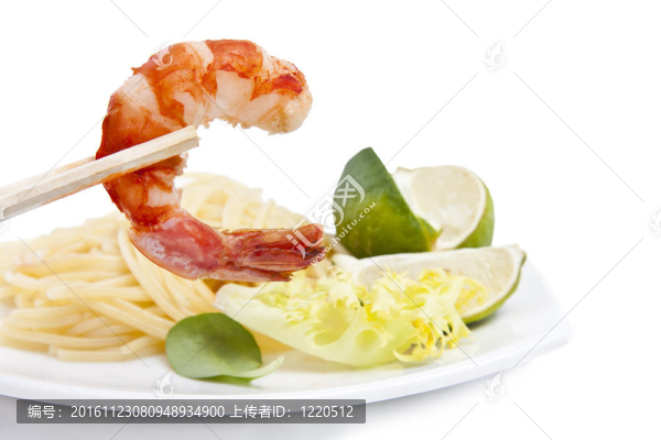 新鮮海鮮；蝦