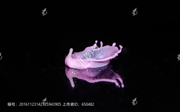 牛奶液體雕塑