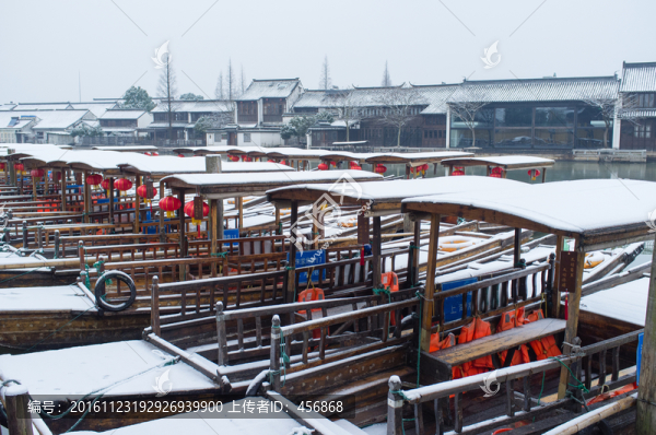 古鎮(zhèn),雪景