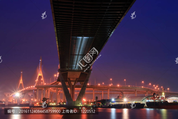 泰國(guó)立式工業(yè)橋或巨型橋景觀?？缭铰雀鄣臉蛄? title=