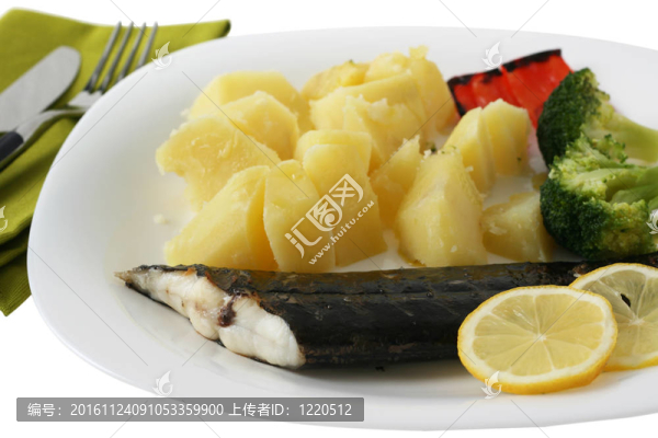 土豆烤箭魚
