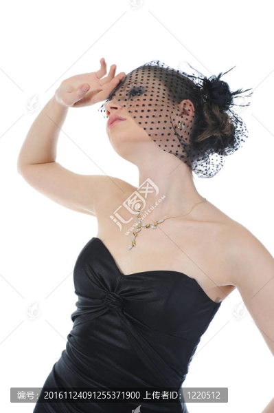 穿晚禮服的女人