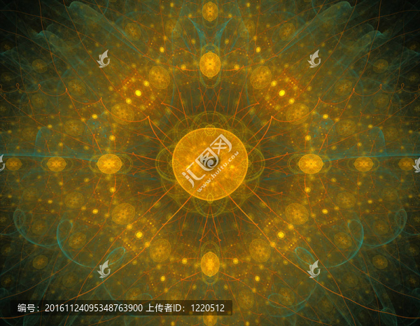 深橙色的空間