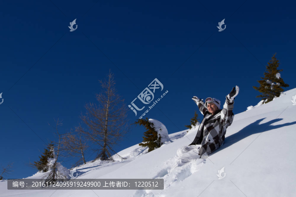 Dolomites女滑雪