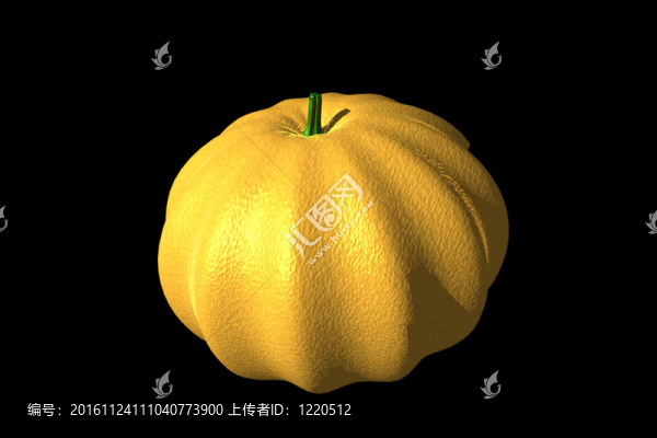 黑3D假南瓜。
