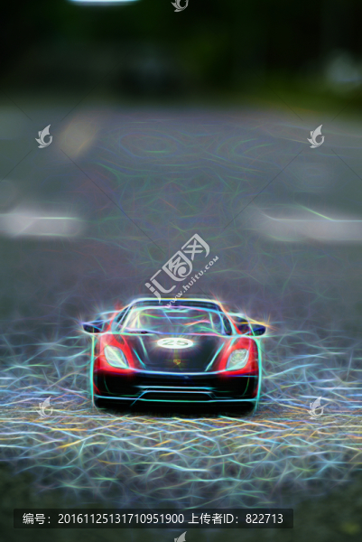 光影線條汽車