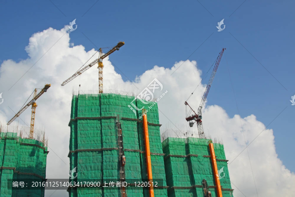 起重機(jī)及建筑工地