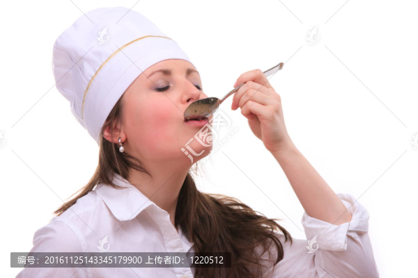 美女廚房的女人