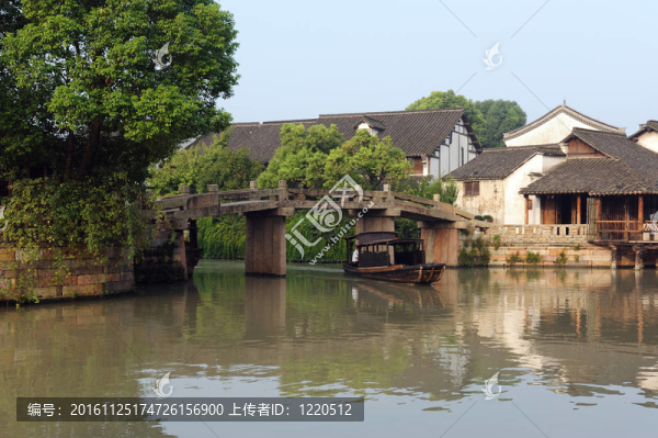 在烏鎮(zhèn)鎮(zhèn)的中國古建筑
