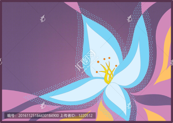 背景的花