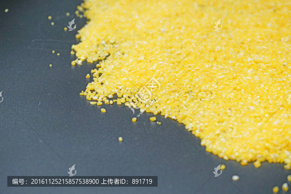 小黃米素材,黃米粥