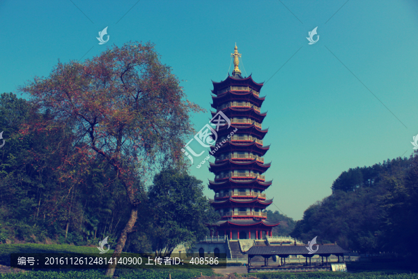 塔,佛塔,寶塔,復(fù)古照
