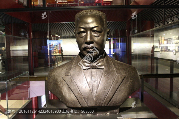 朱啟鈐,雕像,銅像