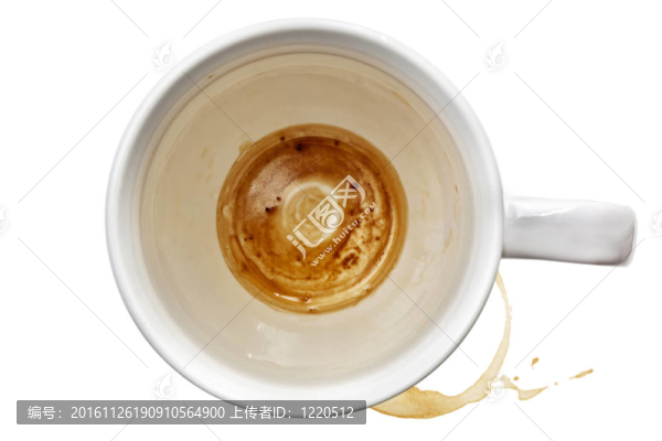 空的咖啡杯