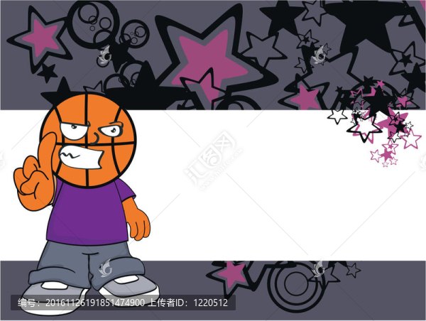 籃球小子卡通background7