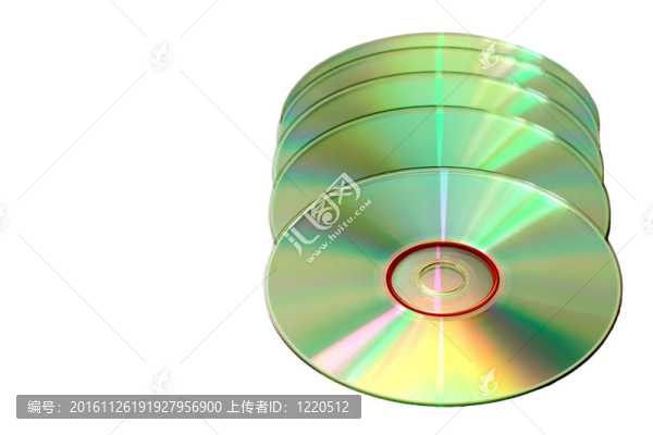CD盤孤立在白色背景