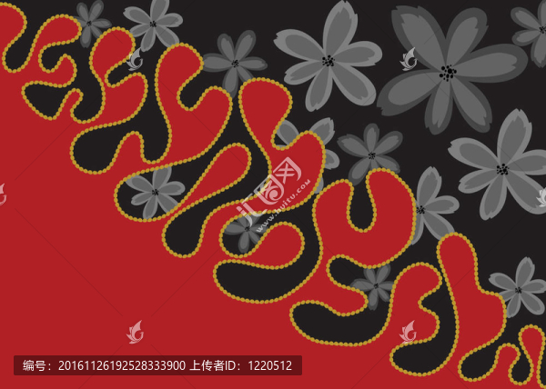 黑色和紅色背景