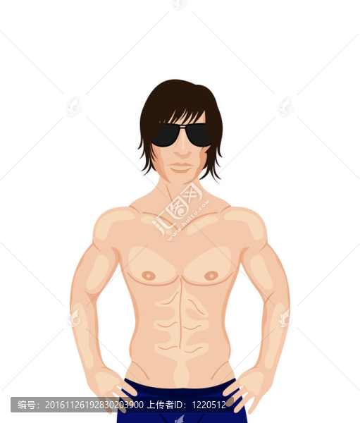 性感肌肉男隔離