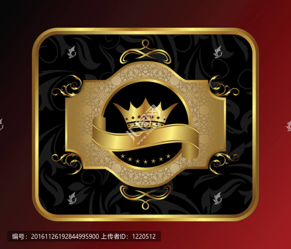 包裝用金色標(biāo)簽