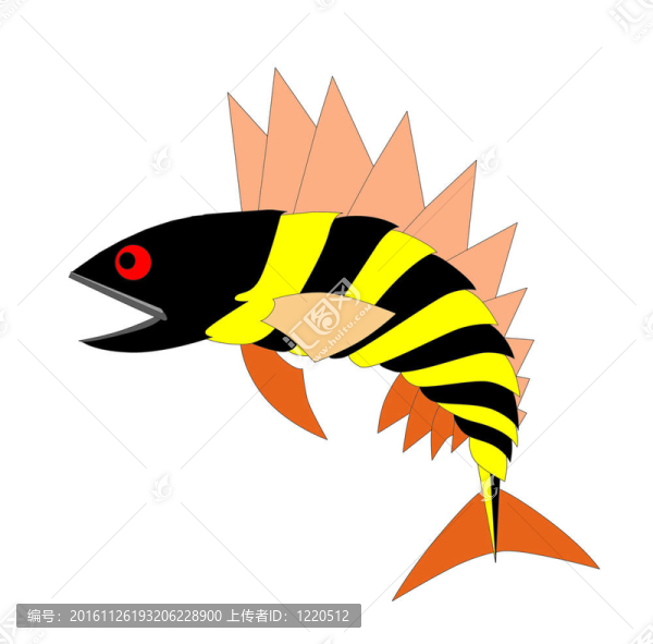 五顏六色的魚