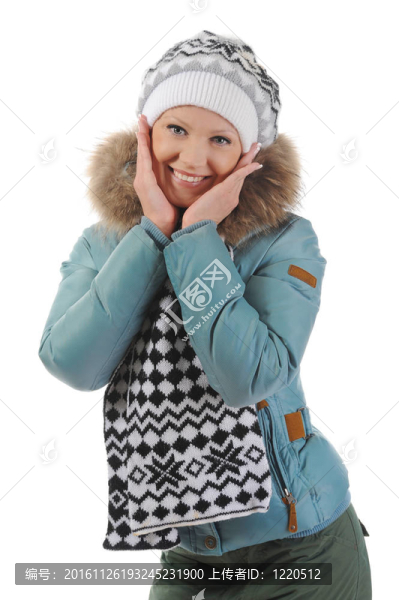 冬季風(fēng)格的女人