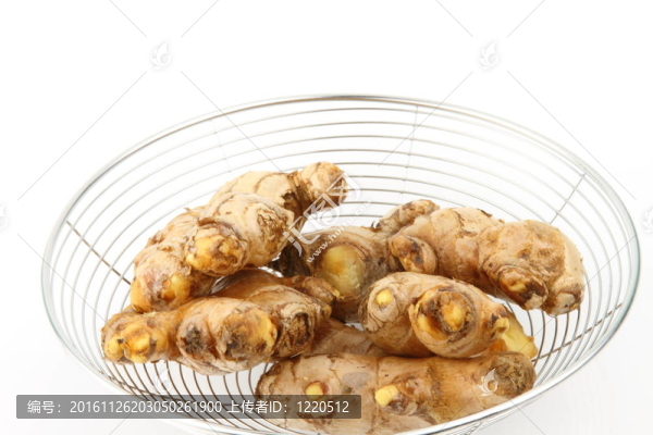 在網(wǎng)狀碗姜