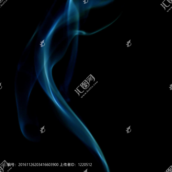 藍色的煙霧