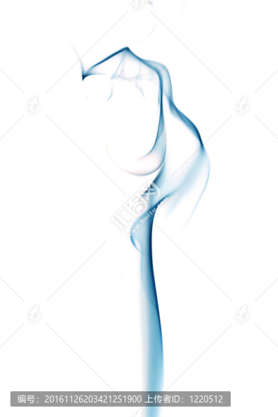 藍色的煙霧