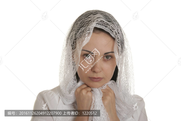 手無寸鐵的婦女的頭巾