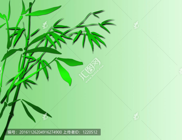 幸運(yùn)竹海報(bào)卡